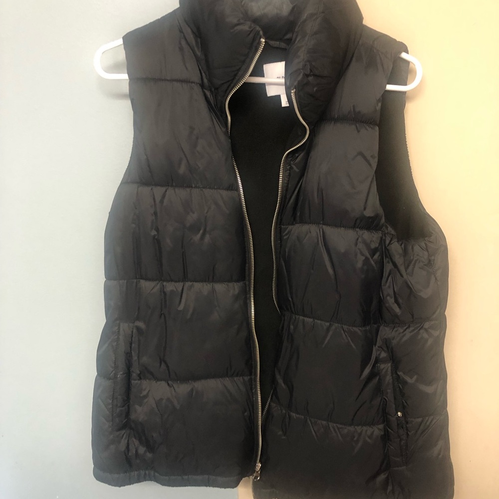 Black Puffer Vest